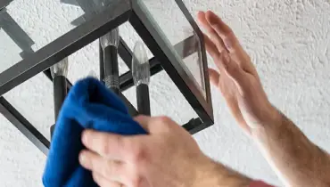 The Best Way to Clean Light Fixtures.