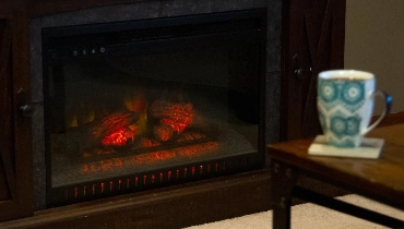 Electric Fireplace.